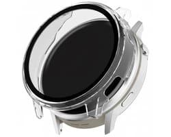 Watch case screenprotector - geschikt voor Garmin Venu 4 41mm - hoesje - gehard glas - volledige bescherming - transparant