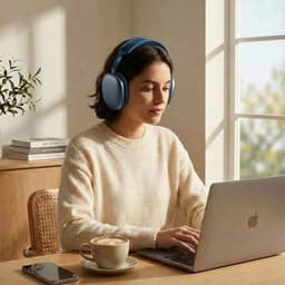 Shieldcase Koptelefoon bescherming geschikt voor Airpods Max 1/2 - Cover bescherming - Comfortabel - Beschermend - Stijlvol - Donkerblauw — thumbnail 5