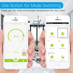 Moes - Zigbee 3.0 - Slimme radiatorknop - Thermostaatknop 1 stuks - Wit - Werkt alleen met ZigBee router — thumbnail 3