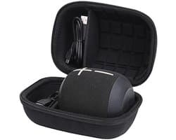 Draagbare Beschermhoes voor Draadloze Bluetooth Speakers - Waterdicht en Schokbestendig (Zwart)