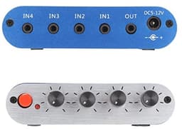 Mini 4-kanaals Stereo Mixer met Volume-aanpassing en 3.5mm Uitgang voor Laptop en Hoofdtelefoon — thumbnail 5
