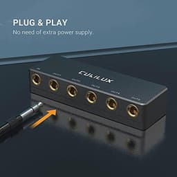 Hoofdtelefoon Splitter Box 6,35 mm - 1/4” Stereo Multi Audio Verdeler voor Gitaar, Studio Opname en Live Performances — thumbnail 3