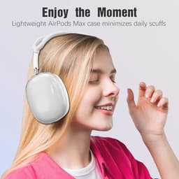 Transparante Soft TPU Hoofdband Case voor AirPods Max - Schokbestendig en Kratzbestendig — thumbnail 2