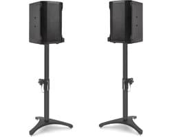 Verstelbare luidspeakerhouders Set van 2 met driehoekige basis - Vloerluidsprekerstandaard tot 5 kg (51 - 75 cm)