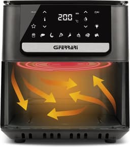 Grote Airfryer 6,5L met Hoog Vermogen (1700W) - Gezond Frituren Zonder Olie — thumbnail 4