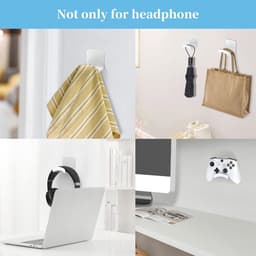 Universele Hoofdtelefoonhouder - Zelfklevende Houder voor Hoofdtelefoons, Helmen en Controllers — thumbnail 2