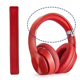 Hoogwaardig rood hoofdbandkussen voor Edifier W800 W820 W828 — thumbnail 1