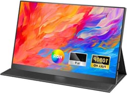 VIN® Draagbare Monitor voor Laptop – Portable Monitor 15,6 Inch – Draagbaar Scherm 1080FHD – HDMI / USB C – Extra Scherm Laptop – Laptop Scherm Uitbreider – Energiezuinig – ps5 Monitor - Tweede Scherm Laptop — thumbnail 1