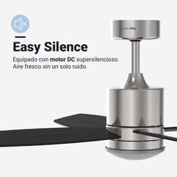 Zwevende Plafondventilator met LED Verlichting en Afstandsbediening - 106 cm - Stil en Energiezuinig — thumbnail 3