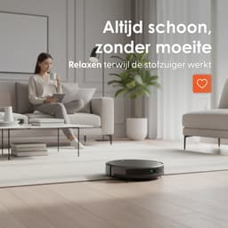 Skoov EcoPulse Robotstofzuiger met Dweilfunctie & Laadstation - Dweilrobot - Huisdieren - Dweil - Hepa - Automatische stofzuiger - Vacuum - Robot - In 1 — thumbnail 9