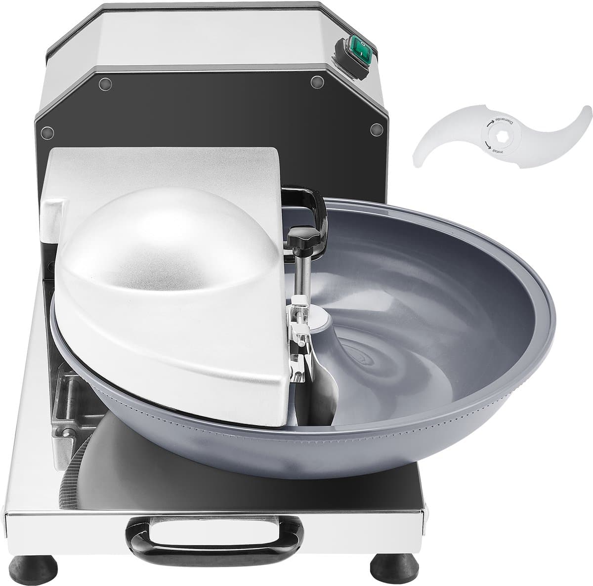 VEVOR Keukenmachine Groentesnijder 3000 rpm Voedselveilig RVS — afbeelding 1