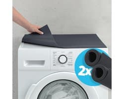 Antislip Wasmachine-beschermers - Set van 2, 60 x 60 cm, Zacht Schuim, Op Maat te Snijden