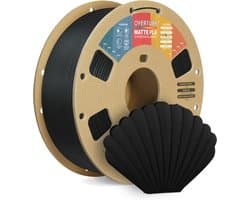 Matte Zwart PLA 3D Printer Filament 1.75mm - 1KG Spoel