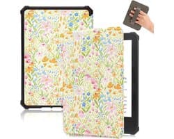 Zachte TPU Hoes voor 6.8" Kindle Paperwhite 11e Generatie met Polsband en Slimme Slaap/Wekfunctie