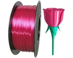 Zijdeachtig Roze PLA Filament 1.75mm 3D Printmateriaal 1KG - Glanzend Metallic
