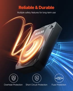 VEVOR Auto-Subwoofer Onder de Stoel 400 W Slank Actief Subwoofersysteem 254mm — thumbnail 5