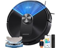 Proscenic QI0 - Robotstofzuiger met dweilfunctie - 8,000 Pa Zuigkracht - 230㎡ - 200 Mins