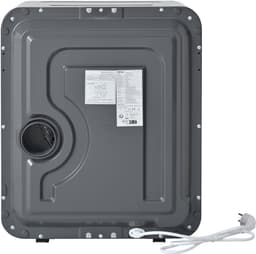 Re-purelife® Compacte Wasdroger met UV-Desinfectie - 6 Programma's - 3-4 kg Capaciteit - Geschikt voor Opbouw of Opstelling - Stille Werking & Helder LED-Display - Grijs — thumbnail 9