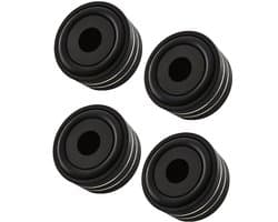 4 stuks aluminium luidspreker HiFi-absorbervoeten 40 mm × 20 mm