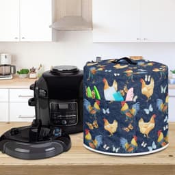 Stofkap voor Elektrische Snelkookpan, Rijstkoker en Airfryer - Beschermhoes met Handvat — thumbnail 2