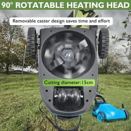 Accugrasmaaier 21 cm met telescoopstang en borstelloze motor — thumbnail 4