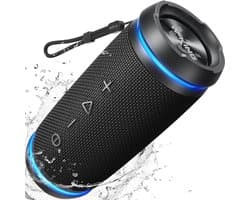 Draadloze Bluetooth-luidspreker 36W PEAK met IPX6 waterdichtheid en 24 uur speeltijd