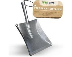 Metalen Veegplaat voor Binnen en Buiten | Duurzame Stoffer en Blik voor Efficiënt Vegen