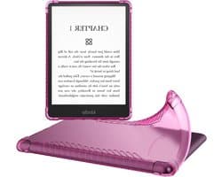 Hoesje voor 6.8" e-reader (11e generatie-2021) - Flexibele transparante bumperhoes - Roze