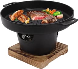 Mini BBQ Grill voor Indoor Barbecue - Draagbare Rookloze Tafelblad Grill voor Koreaanse Familie - Compacte Barbecue Pot voor Camping en Picknick — thumbnail 1