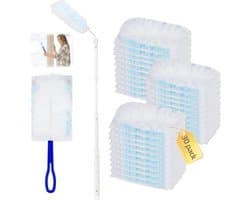 32-delige reinigingsset met stofmagneet, microvezeldoeken en telescoopsteel