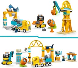 LEGO DUPLO - 3-in-1 bouwplaats en voertuigen Constructiespeelgoed — thumbnail 4