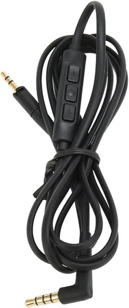 Vervangende kabel met volumeregeling voor hoofdtelefoon, 3,5 mm en 2,5 mm pluggen, 1,2 meter lang. — thumbnail 1