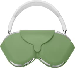 kwmobile cover voor over-ear koptelefoon - geschikt voor Apple AirPods Max / AirPods Max 2 - Van flexibel silicone - In pastelgroen — thumbnail 1