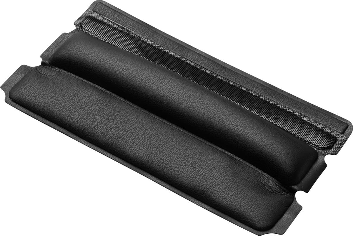 kwmobile band voor koptelefoon - geschikt voor BoseQuietcomfort 35 / QC35 wireless II - Hoofdband cover van kunstleer - In zwart — afbeelding 1