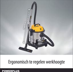 Powerplus elektrische stofzuiger nat-droog POWX3230 - 1200W stofzuiger auto, tapijt, zuig- & blaasfunctie - 20l tank - met 4 acc. — thumbnail 3