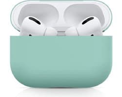 New Age Devi - hoesje geschikt voor Apple AirPods Pro - Soft Case - Cover - One-piece - Siliconen - Mint
