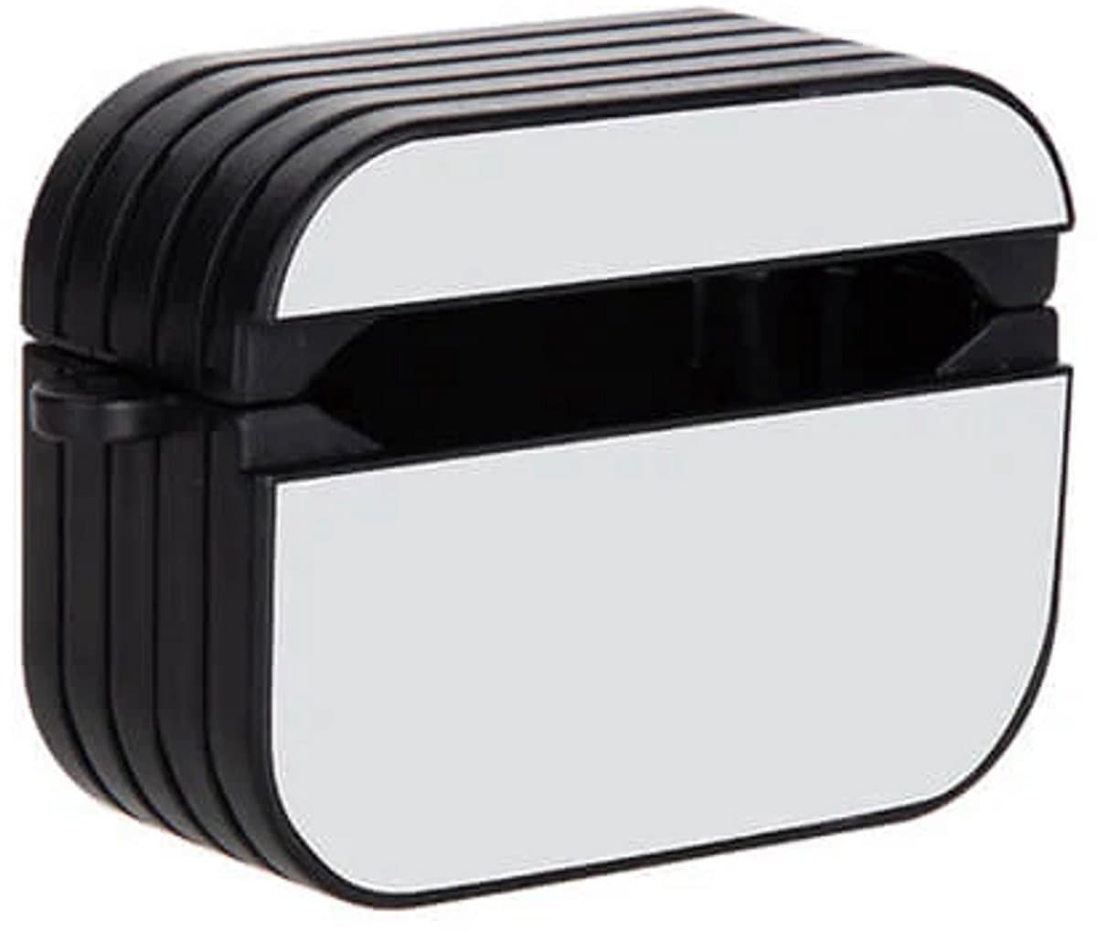 Nevolis® AirPods Case Liegend Zwart – Beschermende en Personaliseerbare Hoes — afbeelding 1