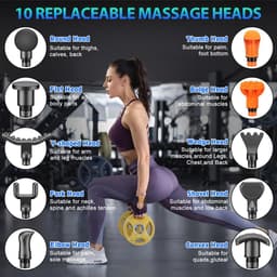 Percussie Massagepistool voor Diep Weefselmassage - Handheld Spiermassage voor Atleten — thumbnail 5
