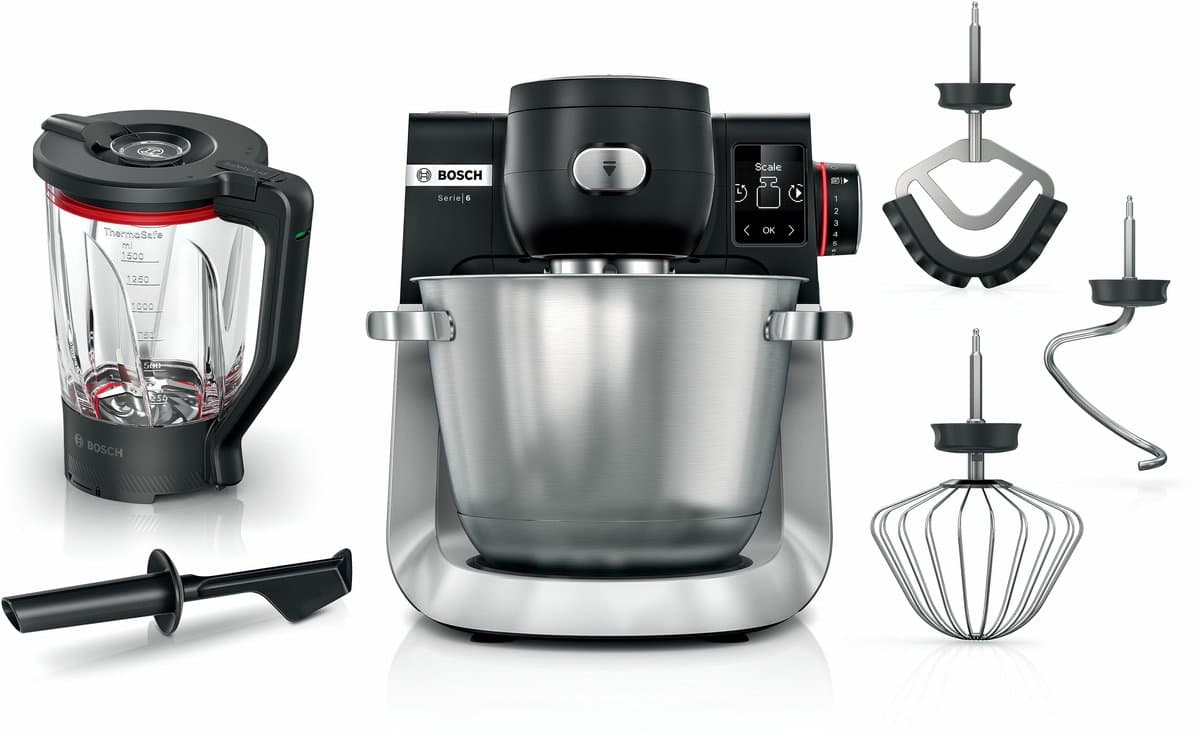 Bosch Serie 6 MUMS6ZS17 keukenmachine 1600 W 5,5 l Zwart, Roestvrijstaal — afbeelding 1