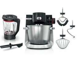 Bosch Serie 6 MUMS6ZS17 keukenmachine 1600 W 5,5 l Zwart, Roestvrijstaal