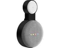 Ibley Houder voor Google Nest Mini zwart - Luidsprekerstandaard - Nest Mini wandhouder stopcontact