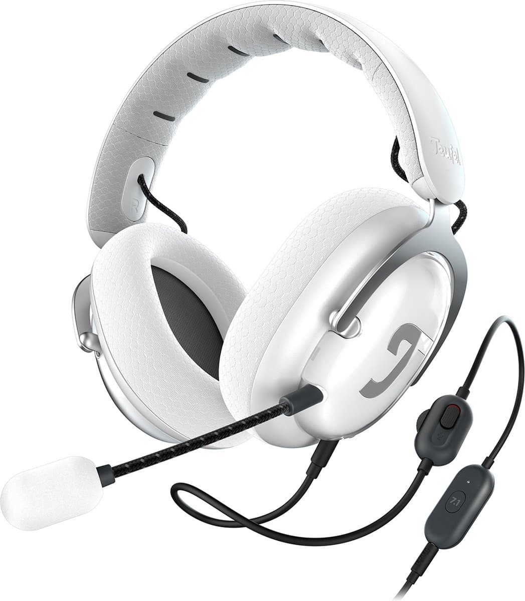 Teufel ZOLA - Bedrade over-ear gaming headset - Home-office - 7.1 binaurale surround sound - lichtgrijs Light Gray — afbeelding 1