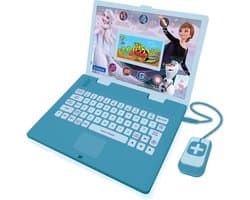Frozen tweetalige educatieve laptop - 130 activiteiten (Engels/Frans) met LCD -scherm met kleuren