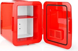 Nedis - Mini koelkast 6 l Rood — thumbnail 5