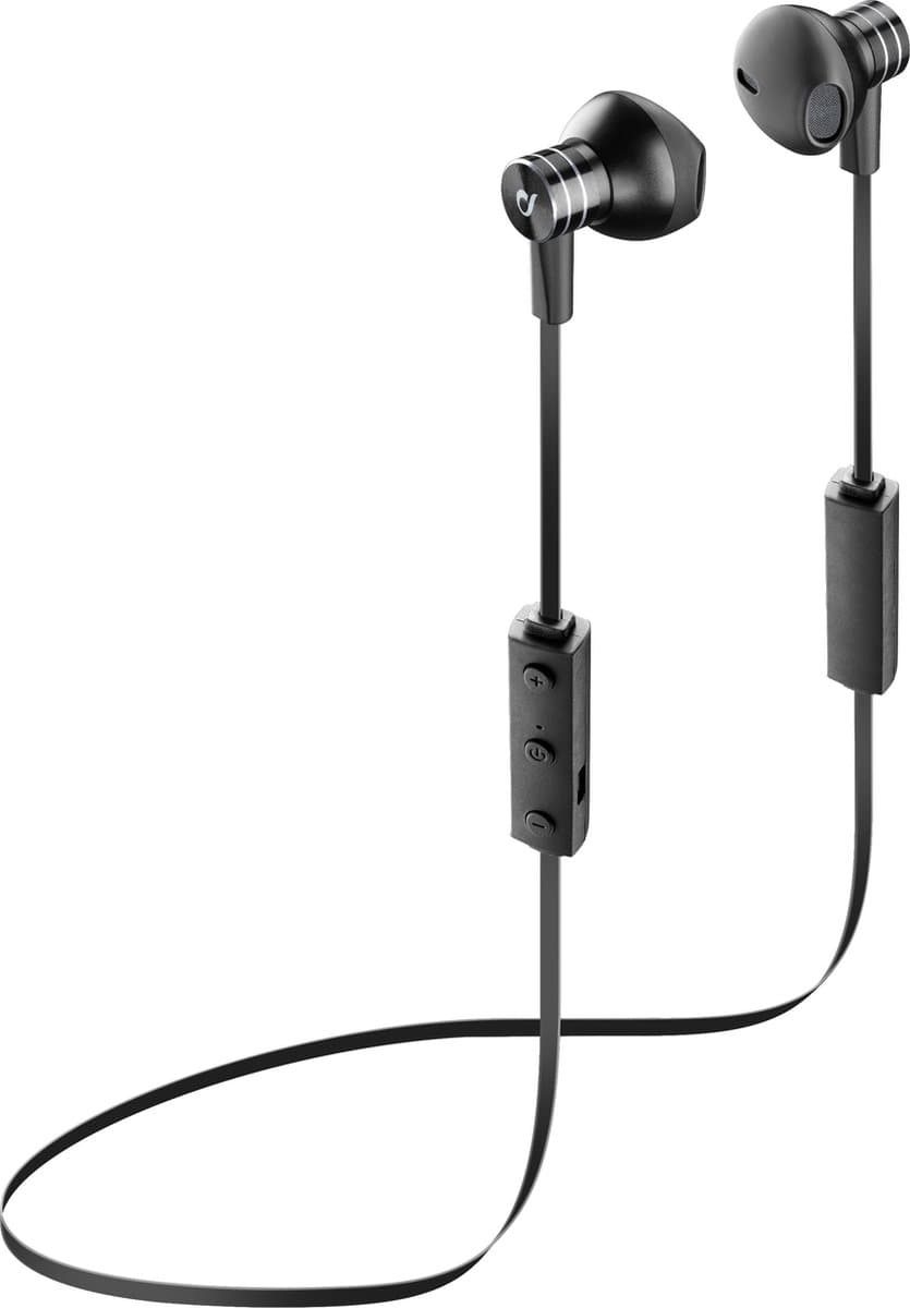 Cellularline Pearl Headset Draadloos In-ear Oproepen/muziek Micro-USB Bluetooth Zwart, Zilver — afbeelding 1