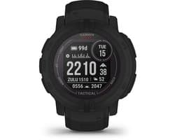 Garmin Instinct 2 Solar - Sporthorloge met GPS - Smartwatch voor heren - Zon Oplaadbaar - 45mm - Tactical Edition Zwart