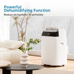 House Of Atelier - Mobiele Airconditioning - Mobiel Koelsysteem - Airco Unit - Klimaatsysteem - 12000 BTU - 4-in-1 Functie — thumbnail 5