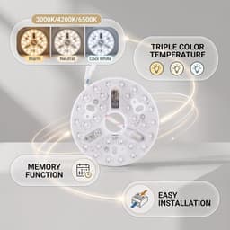 Ventilator Plafond - Wit - - Dimbaar LED Licht met Geheugenfunctie - Voor Thuisgebruik — thumbnail 2