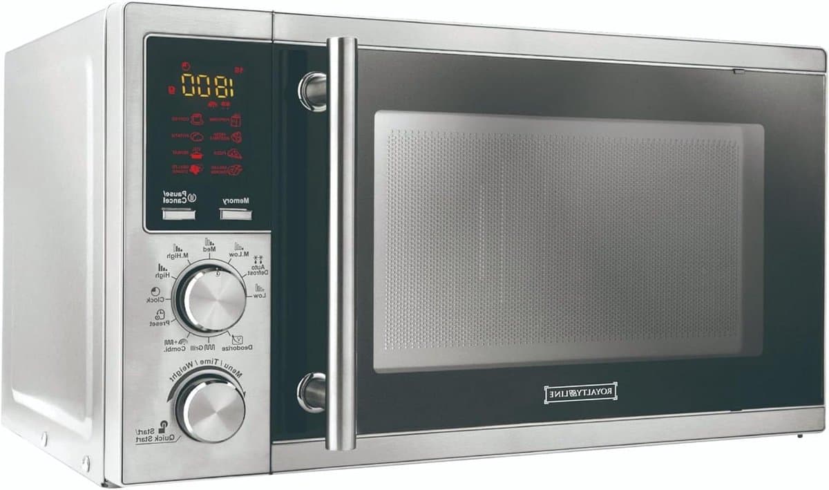 Digitale Magnetron - Oven met grill - Snelle maaltijden - 8 automatische programma's - 20 liter capaciteit - Zilver — afbeelding 1