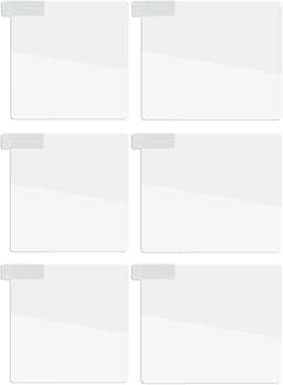 Electrostatische films voor dashcam - 8 stuks - transparant - weersbestendig en herbruikbaar - ShopVlot — thumbnail 1